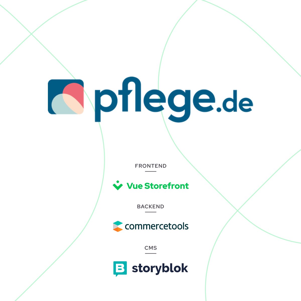 We're delighted to be the frontend of choice for <a href="/pflegede/">pflege.de - Pflege leichter leben</a>. Together with our partners <a href="/commercetools/">commercetools</a> &amp; <a href="/storyblok/">Storyblok</a>, we're assisting the healthcare portal to enhance its online experience for customers.

Read more about the benefits we offer merchants here: hubs.la/Q01yyGgZ0