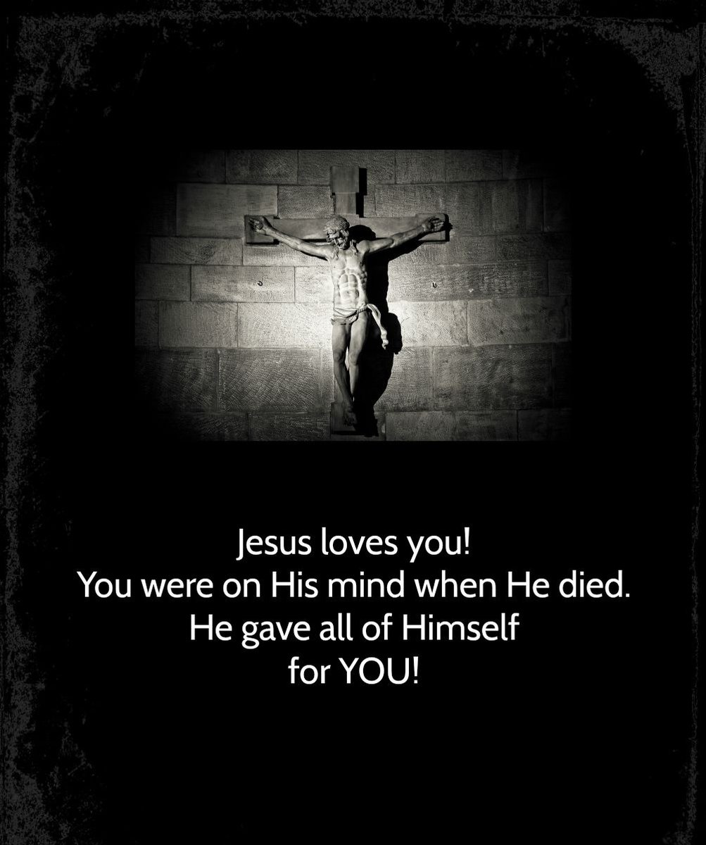 Jesus loves us so much that he let himself be picked up and humiliated and mistreated and died on the cross for us.
 He buys us with his life and
 cries: It is fulfilled.