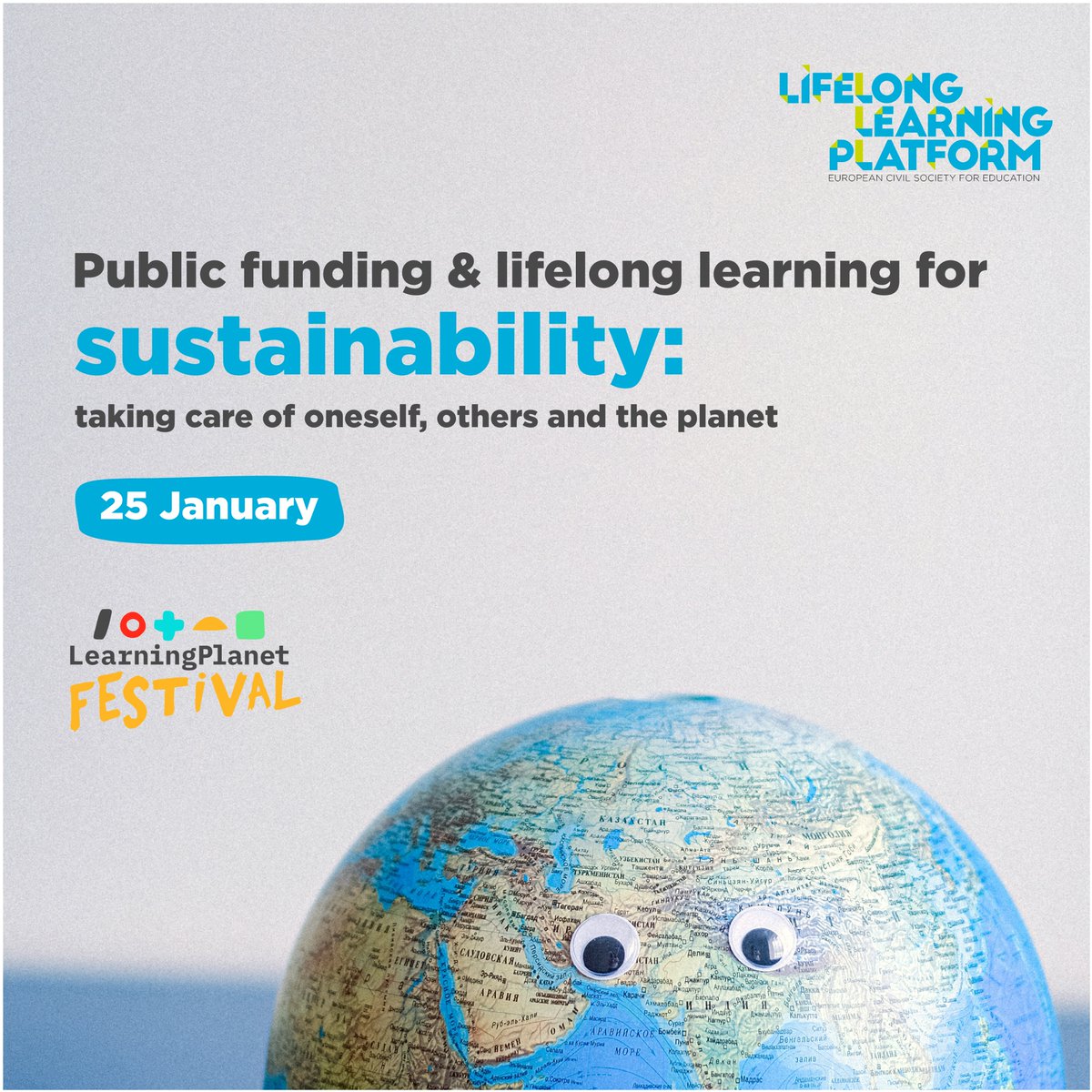📣 You still have a chance to join us on 25 January during the #LearningPlanetFestival to talk about #funding and #sustainability from a #lifelonglearning approach!

💻 Register here: bit.ly/3CSilbH
