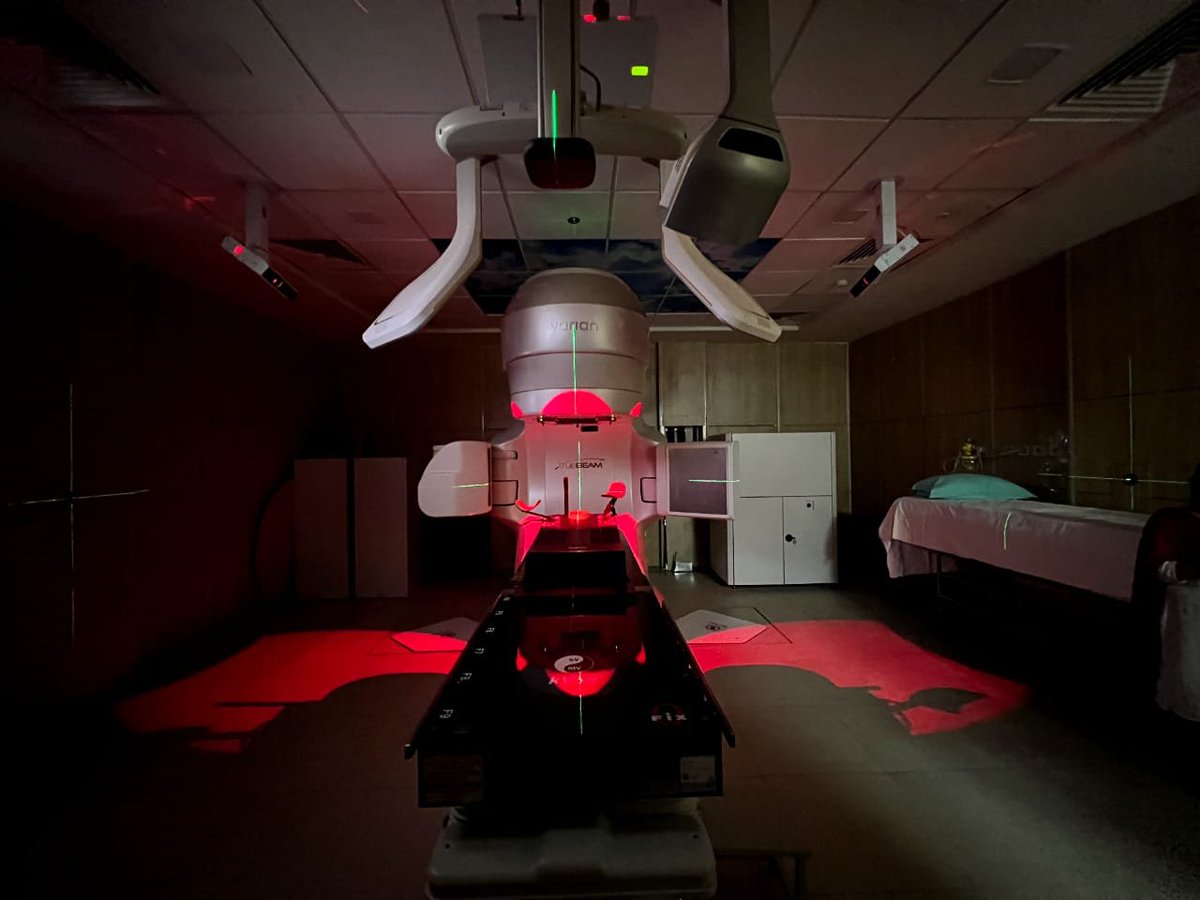 OffCMCVellore's tweet photo. Radiation oncology dept launches Surface Guided Radiotherapy @ RanipetCampus. #Radiotherapy is generally provided as part of #Cancer treatment to control/kill malignant cells. SGRT increases accurary during treatment setup &amp; provides high precision during delivery of radiotherapy https://t.co/RdneHdWOh6