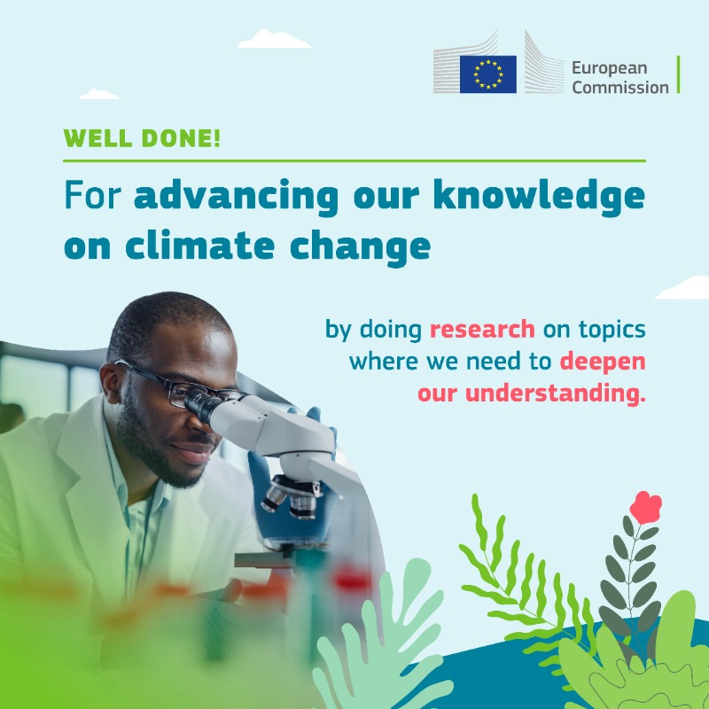 EU_ENV's tweet photo. The 🇪🇺, through its research &amp; innovation programmes, is among the 🔝 funders of science referenced in the @IPCC_CH reports

#EUfunded projects play a key role in finding solutions #ForOurPlanet and for a just, sustainable &amp; climate-resilient future for all 👇

#EUGreenDeal