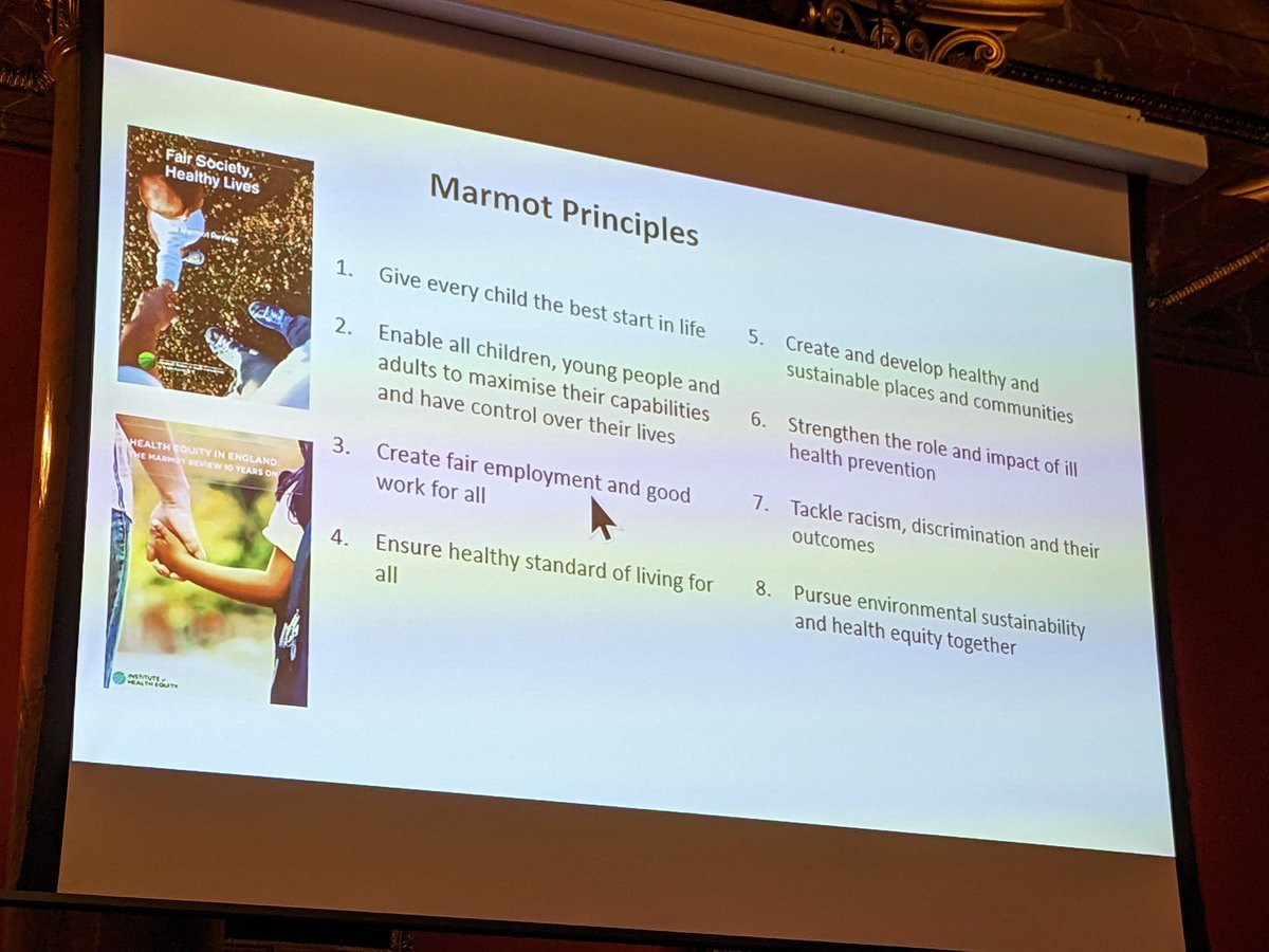 PaedsRH's tweet photo. Could we decide to pursue a "Marmot" country and apply these principles?
We must.
Thanks to @MichaelMarmot for a great talk at @RCPEdin. #RCPESPS23 https://t.co/aIy7yTgVpC