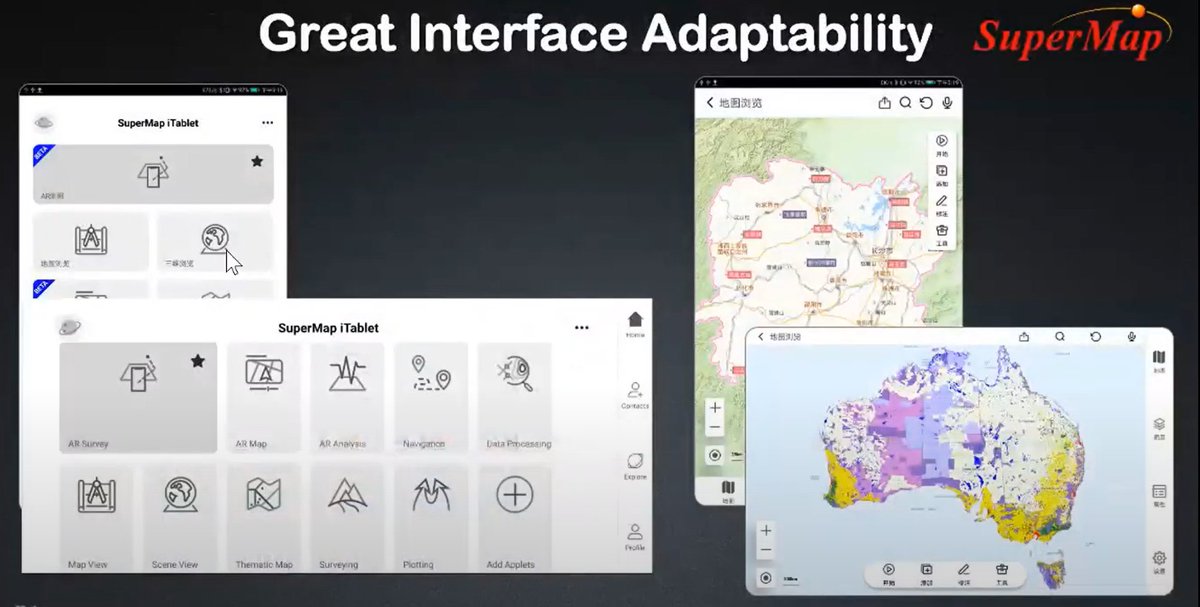 SuperMap__GIS's tweet photo. SuperMap iTablet is a full-function mobile GIS app. Take a look at the AR map application from data preparation to the AR effect as well as the practical collaborative data collection function.
https://t.co/zNJCgqUiAr
#iTablet #GISapp https://t.co/N2CnbrgrUp