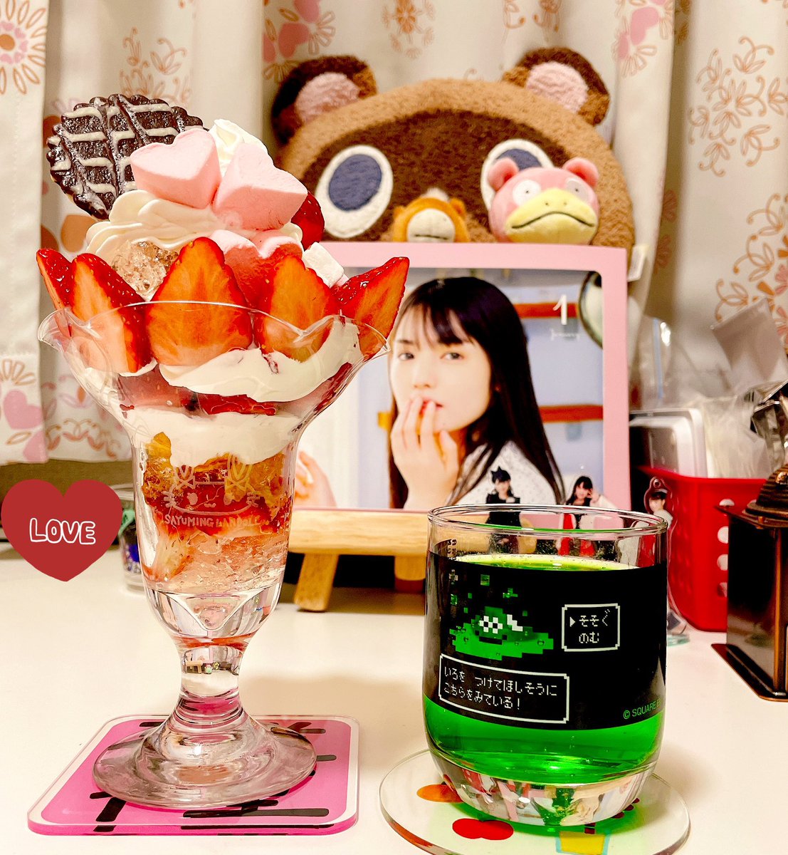 mugi_misa's tweet photo. インライ見ながらパフェ作るとか到底できそうにないので先に作った〜✨️🍓💗
さゆちゃん20周年おめでとう🎉
そしていつもありがとう🙇🏻‍♀️՞
これからも応援させてください!!
（冷やして待機） https://t.co/g6fJfnvgBu