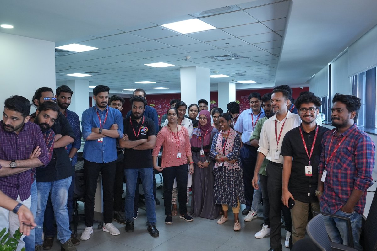 inapp's tweet photo. Out with the old, in with the new!

We've moved to a larger office space on the 9th Floor, Tower 1, Trans Asia Cyber Park, Infopark to accommodate our growing team. https://t.co/ClE5zCqggs