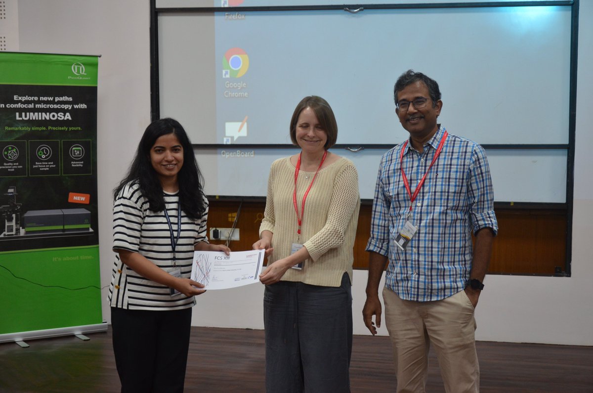A huge congratulations to <a href="/sardana_deepika/">Deepika Sardana</a>  for winning the Watt W. Webb Fellowship <a href="/FcsxiiiWorkshop/">FCSXIII Workshop</a> !🥳
<a href="/SenSobhan/">Sobhan Sen</a> <a href="/tvmiiser/">IISER Thiruvananthapuram</a> <a href="/RGCB_Trivandrum/">DBT-RGCB</a> <a href="/TIFRScience/">Tata Institute of Fundamental Research</a>