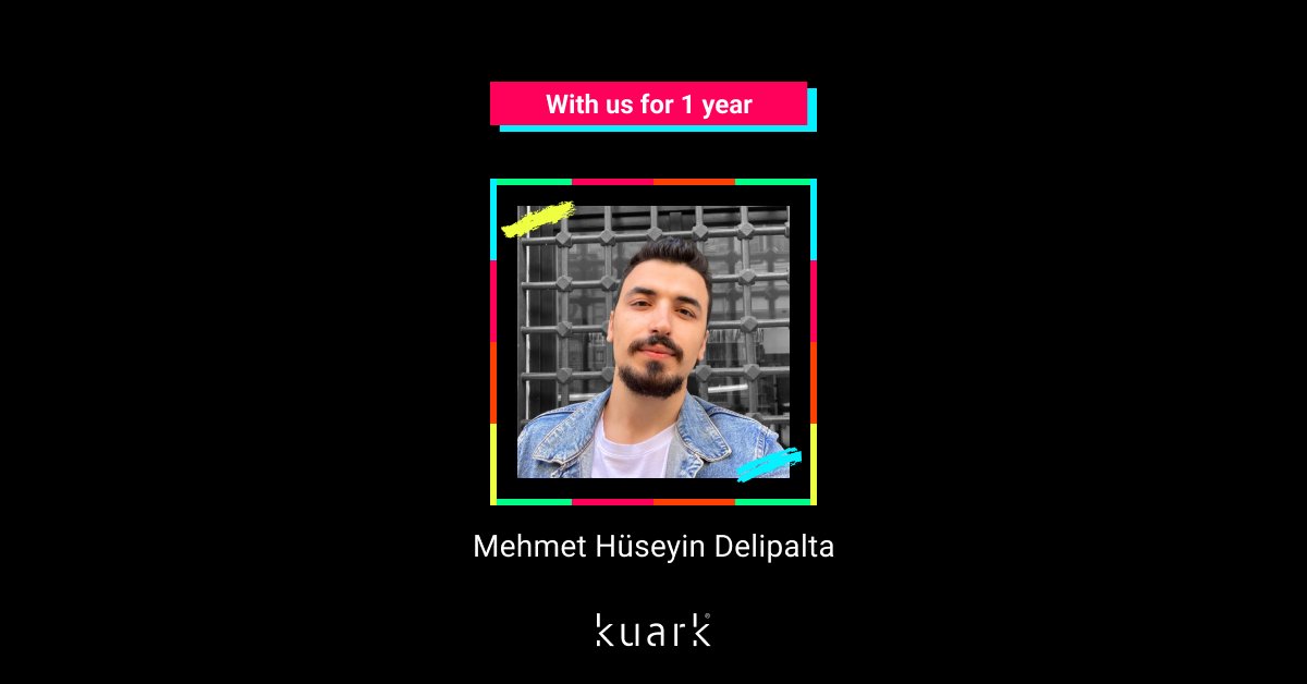 Can you believe it's been almost one years since Mehmet Hüseyin Delipalta joined the team? No wonder the time has passed so quickly, you continue to inspire us with your ethical and charming personality. #personality #team