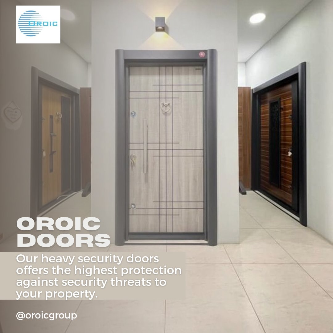 Oroic1's tweet photo. Our heavy security doors offers the highest protection against security threats to your property.
#securitydoors #buildinginghana #chinadoors #turkeydoors #Turkeydoors #homesecurity #doors #modernhomes #construction #ghanaiansabroad #smartlock #smarthome #accra #tema  #kasoa https://t.co/UlLSIzrfPB