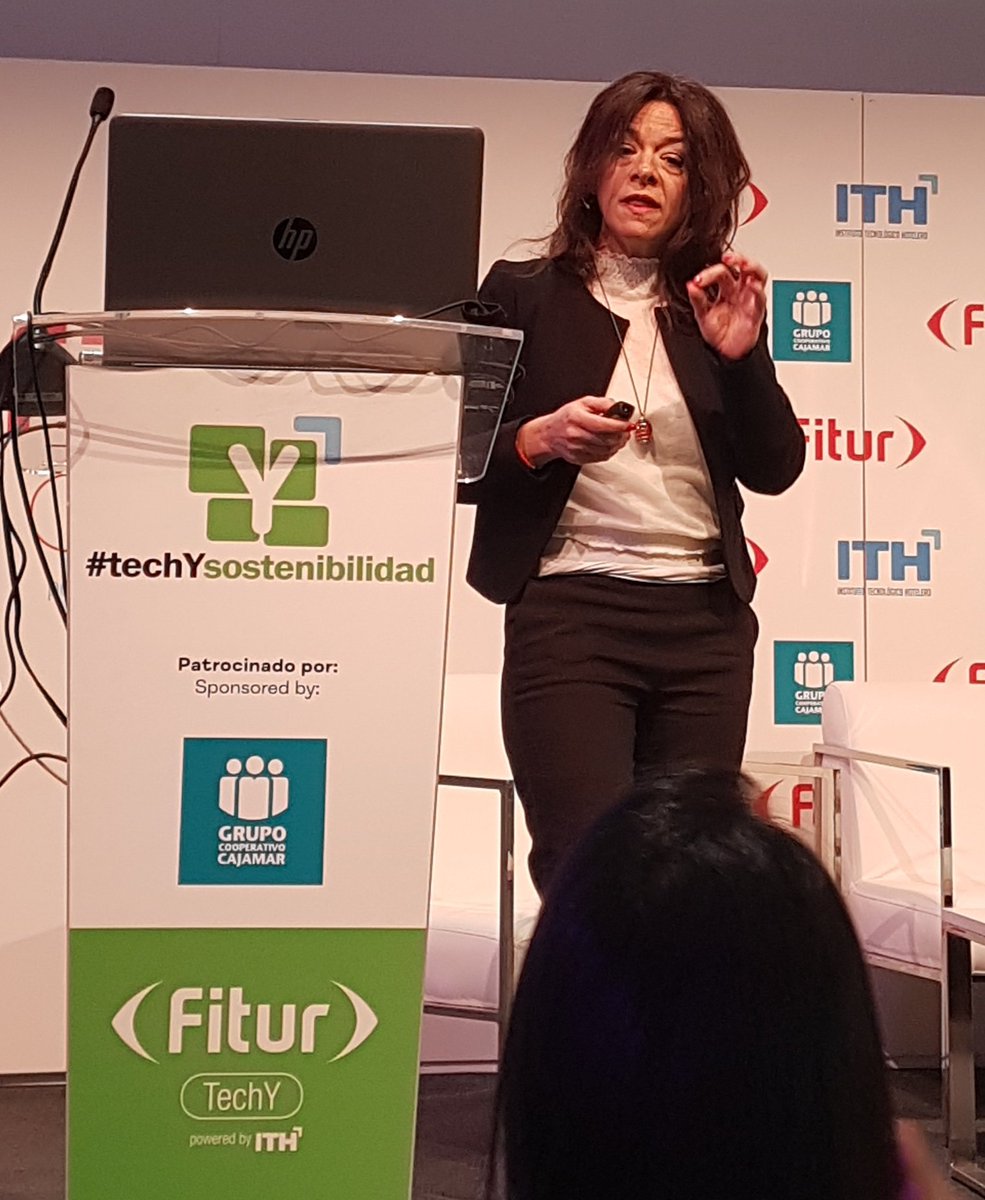 .<a href="/sarasanchezrema/">Sara S. Sánchez Remacha</a>, CEO <a href="/Rusticae/">Rusticae</a> en <a href="/fiturtech/">Fiturtech</a> <a href="/fitur_madrid/">FITUR</a>: 
"El 66 % de los consumidores están dispuestos a pagar más por un servicio turístico sostenible".

Conferencia "Estrategia de sostenibilidad para aumentar la rentabilidad".
#FiturtechY23 #techysostenibilidad
#Fitur2023