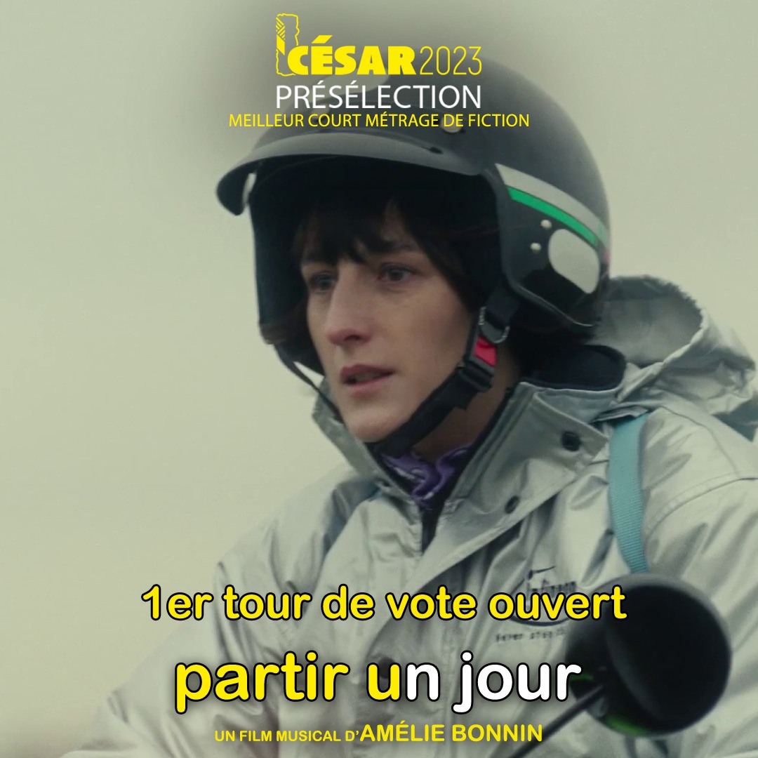 🎉 #PartirUnJour d'#AmélieBonnin avec #BastienBouillon et <a href="/juliettearmanet/">Juliette Armanet</a> est disponible sur @Brefcinema ▶ bit.ly/3iA97K2

✨ Membres de l'Académie des César, le film est éligible dans la catégorie « Meilleur Court Métrage de Fiction » 👉 academie-cinema.org/espace-membre/