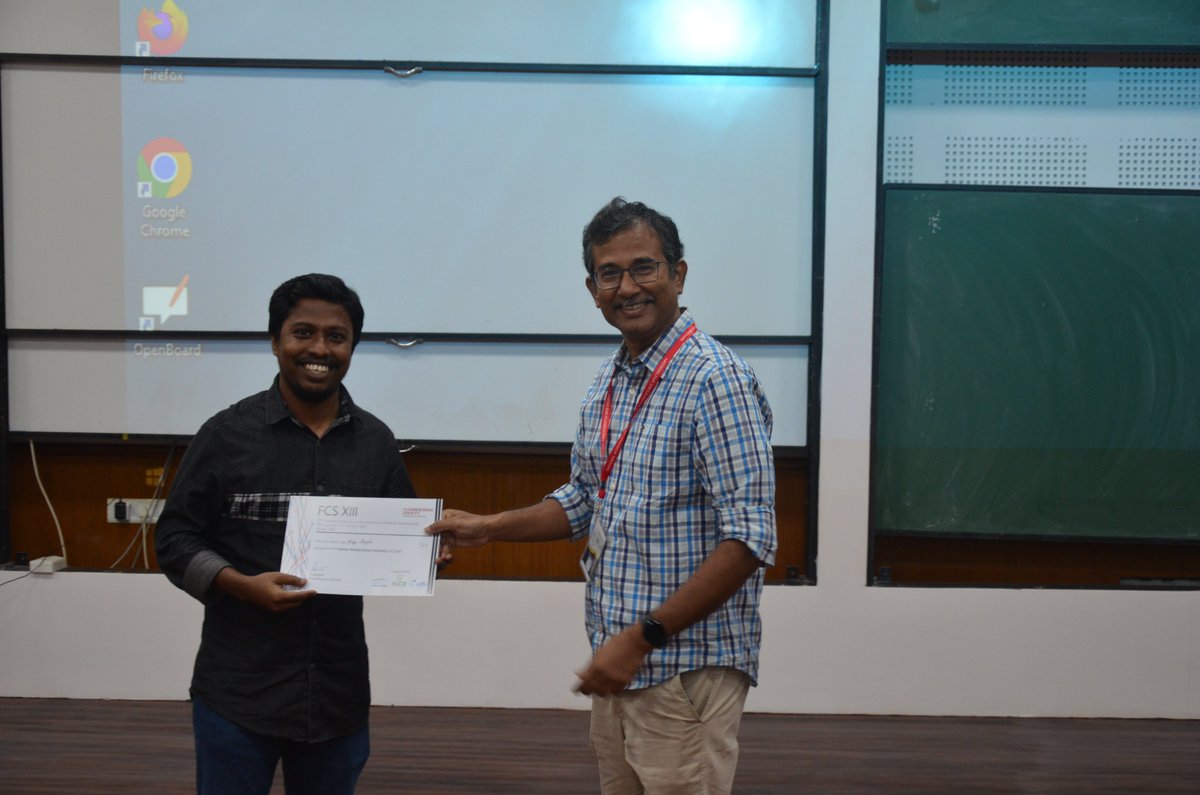 A huge congratulations to Arup Kundu for winning the Kankan Bhattacharya Fellowship <a href="/FcsxiiiWorkshop/">FCSXIII Workshop</a>
 !🥳<a href="/tvmiiser/">IISER Thiruvananthapuram</a> <a href="/RGCB_Trivandrum/">DBT-RGCB</a> <a href="/TIFRScience/">Tata Institute of Fundamental Research</a> <a href="/jd1278/">Jyotishman Dasgupta</a>
