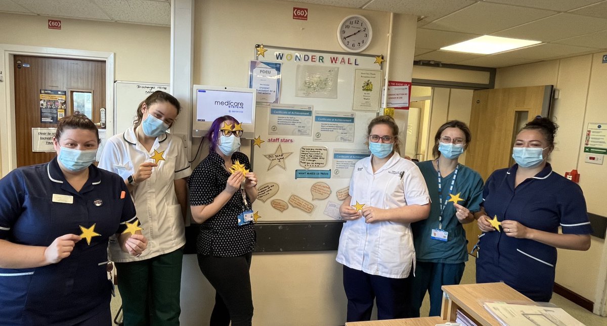 myward2ddh's tweet photo. This months #staffstar goes to everyone on @myward2ddh thank you to everyone for their continued hard work #TeamWork @amystones4 @louiseclarkson5 @MidYorkshireNHS https://t.co/rbhVRAeGfT