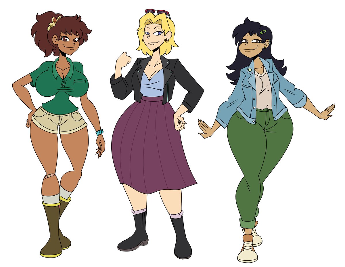 Chillguydraws 🔞 on X: I was very excited to get my renditions of the  Amphibia girls for the Thicc-Verse out but wanted to wait and finish the  full DLC. I wouldn't expect