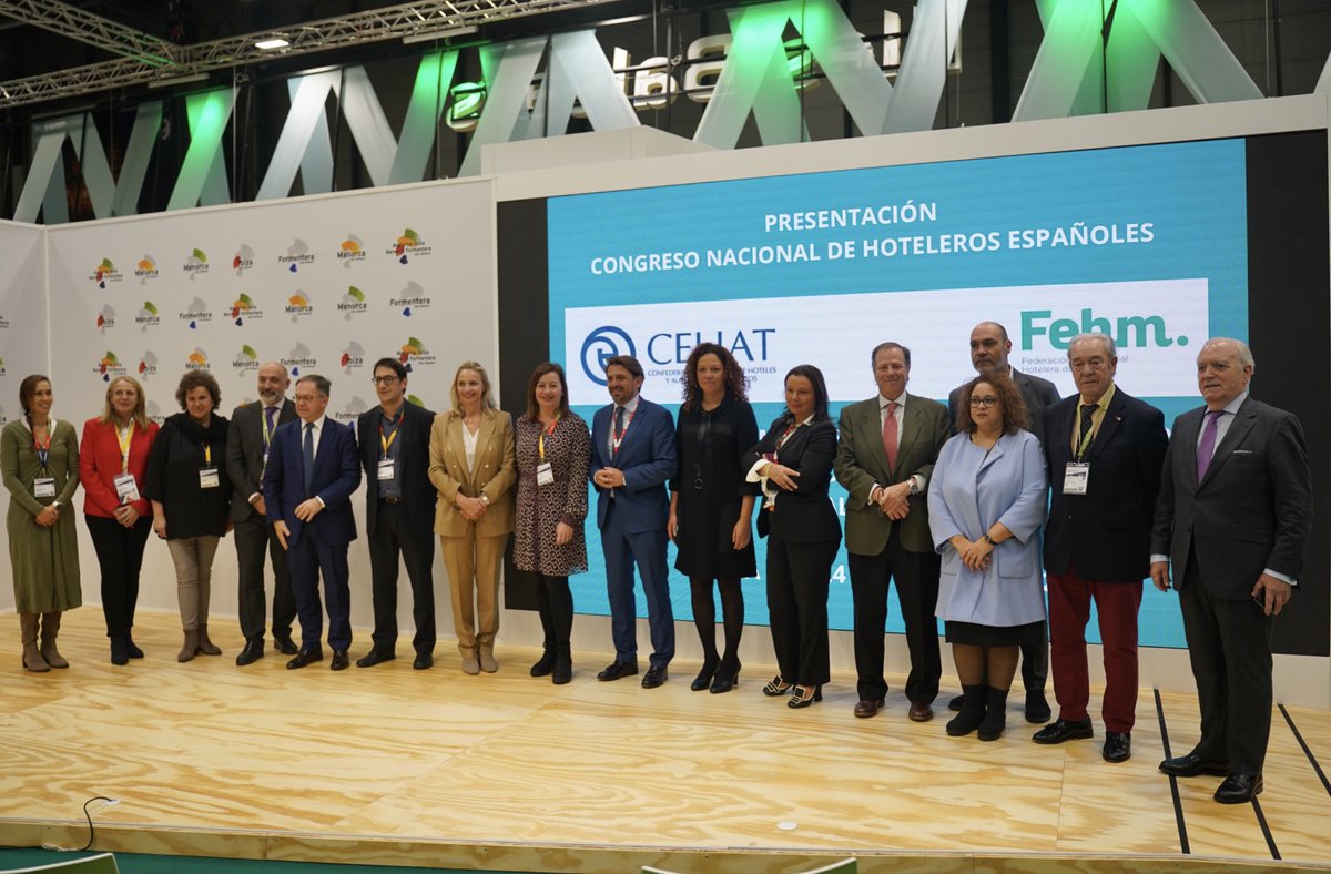 CEHATes's tweet photo. ✅ Mallorca albergará la XIX edición del Congreso de Hoteleros Españoles.

📌 Se celebrará del 22 al 24 de noviembre en la ciudad de Palma y estará organizado por @CEHATes y @fehmallorca

📝 Para más información: – https://t.co/CUuBZpbtQ3
#CongresoHoteleros #Mallorca

#FITUR2023 https://t.co/qenQAaVkxj