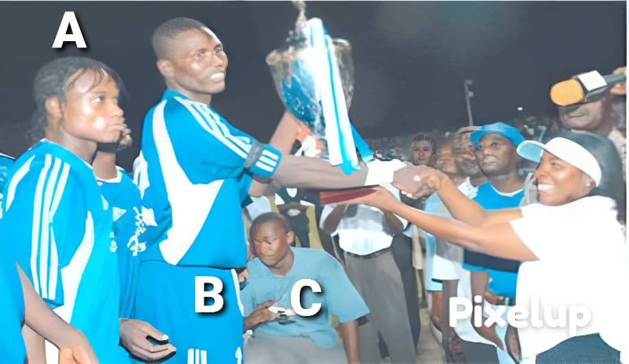 A free ticket for our MTN FA cup game against Wa Suntaa in the Round of 32 this Sunday at the Aliu Mahama Stadium. 
Kindly Identify the labeled personnel: 
A, B, C

Clue: 
1. This was when RTU won Ghalca Special knockout competition in 2004.
2. RTU beat Kotoko in the final