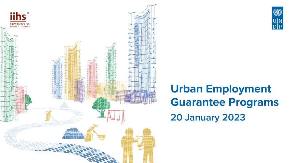 UNDP_India's tweet photo. Sustainable livelihoods👩🏽‍🏭👩🏽‍💼👷🏽‍♂️ for all

@UNDP_India &amp; @iihsin are hosting a wkshp on designing &amp; implementing Urban Employment Guarantee Programmes, bringing experts from govt &amp; development organizations to learn abt designing social protection schemes

🗓️20 Jan 2023
📌Bengaluru https://t.co/9We3txDF1L
