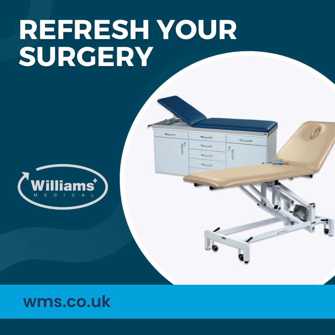 New year, new re-fit? 🔨

Are you looking to refurb or re-furnish your practice?  We have everything you need so go to bit.ly/3WGXnnY to see our range 🛏 🪑 🛋

#refurb #medical #medicalsupplies #gp #doctor #healthcare #nhs #pharmaceutical #medicalequipment