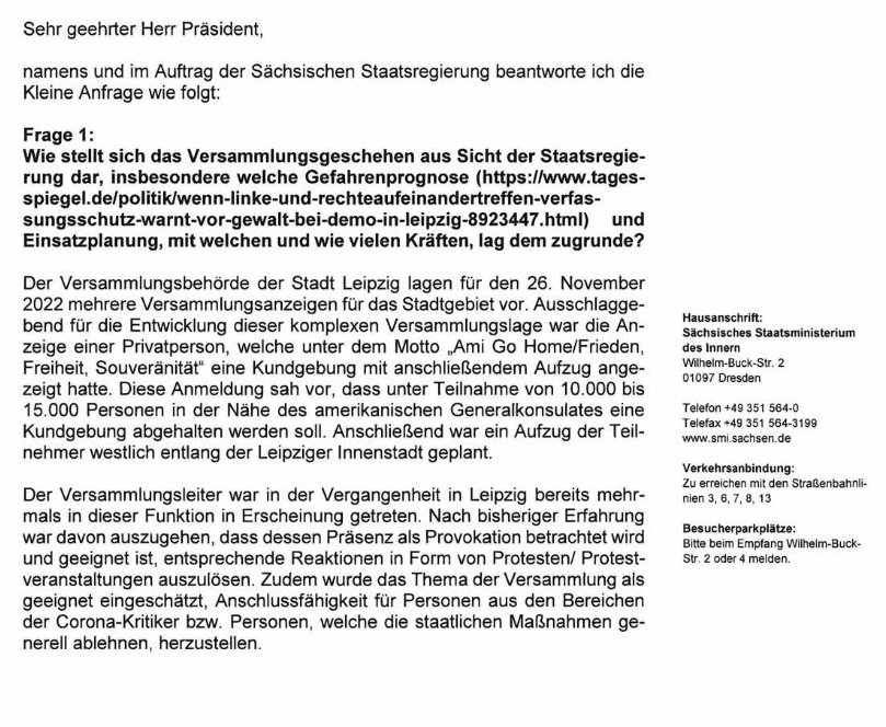 RassismusT's tweet photo. Für #le2611 in #Leipzig können sich die Behörden in #Sachsen nicht entscheiden, mal ist das "Compact-Magazin" der Veranstalter, mal eine "Privatperson". Mal "rechtsextrem", mal nicht. #Polizei PM am Ende, keine Aussage.
-> https://t.co/uykp57h492
-> https://t.co/oyuFAImjbV https://t.co/yPRL91njE2