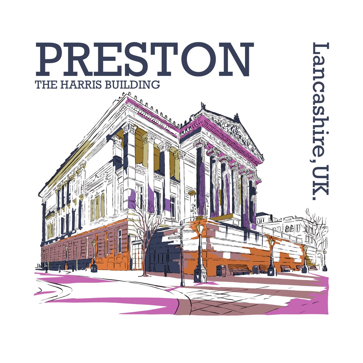 #illustration #digitalart #drawing #illustratorsontwitter #Lancashire #quicksketch #designcottageuk #magazineillustration #architecturalillustration #digitalillustration #preston #prestoncitycouncil #prestonlancashire #harrisbuilding #harrismuseum #harrismuseumandartgallery