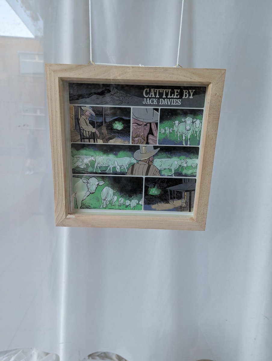 PanelPushers's tweet photo. Panel Pushers on display! The wonderful folks @parrabbola invited @RLRudge and @Panelpushers to display our work in their "empty shop" project. https://t.co/MzAfDe5dkx