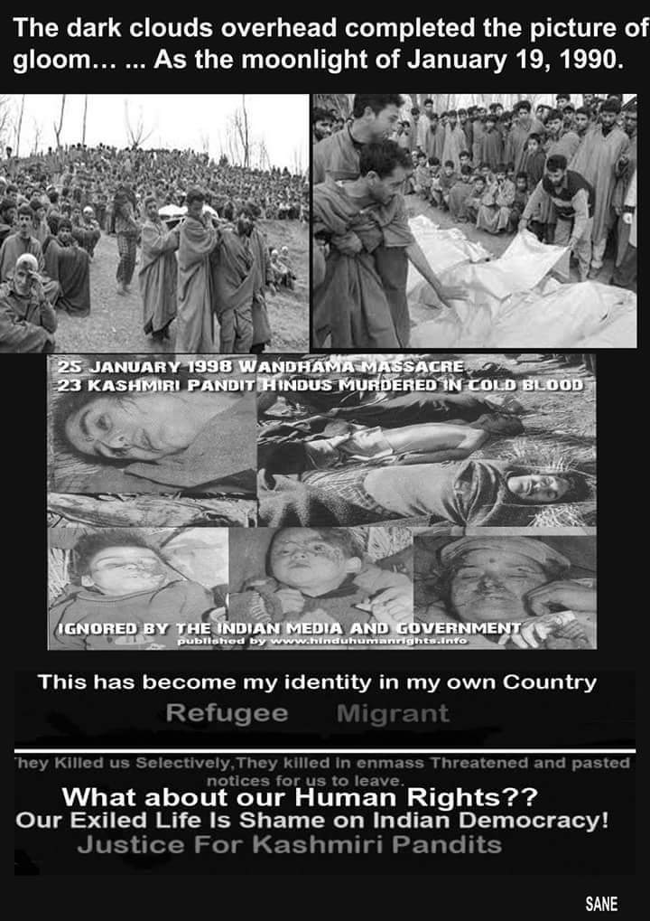 ArunSadhu7's tweet image. What about our human rights?
Our Exiled life is shame on Indian democracy.
#KashmiriHinduGenocide 
#Onlysolutionrelocation
#wewantjustice
@AmitShah @narendramodi @PMOIndia @myogiadityanath @myogioffice @ZeeNews @rashtrapatibhvn @abplive @TimesNow @UNHumanRights @AMEAK_Displaced