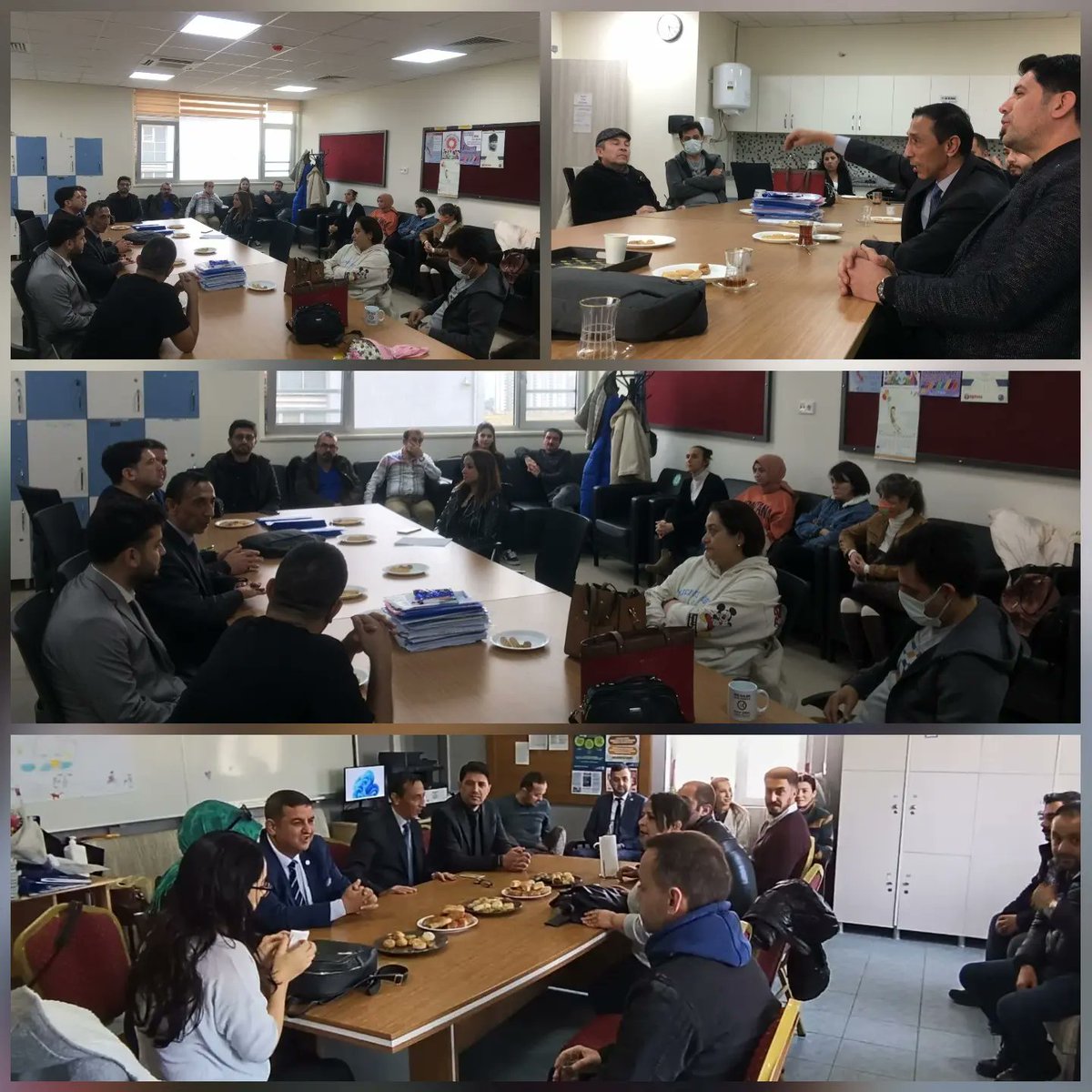 egitimgucusen's tweet photo. Mustafa Kemal Ortaokulu, Toroslar Ticaret Odası Vakfı İlkokulu, Toroslar Cahit Zarifoğlu Anadolu Lisesi ve Toroslar Arpaçsakarlar Şehit Asım Türkel İlkokulu'nda eğitim çalışanları ile bir araya geldi. https://t.co/TyoKETgc9I