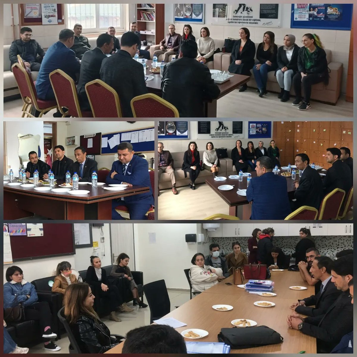 egitimgucusen's tweet photo. Mustafa Kemal Ortaokulu, Toroslar Ticaret Odası Vakfı İlkokulu, Toroslar Cahit Zarifoğlu Anadolu Lisesi ve Toroslar Arpaçsakarlar Şehit Asım Türkel İlkokulu'nda eğitim çalışanları ile bir araya geldi. https://t.co/TyoKETgc9I