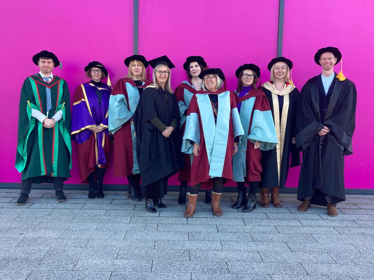 We were getting a quick picture in just before the start of Graduation yesterday. Congratulations again to all our graduates, we hope you had a fantastic day celebrating with friends and family! #proud #graduation @faceofresearch