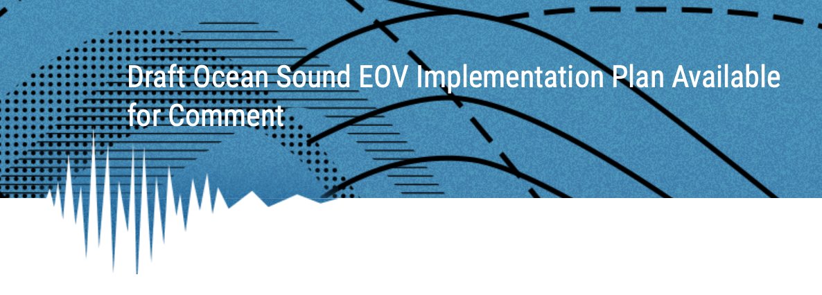 SATURN Project (@saturn_h2020) on Twitter photo The <a href="/IQOE_Int/">International Quiet Ocean Experiment (IQOE)</a> is requesting input on a draft Ocean Sound Essential Ocean Variable (EOV) Implementation Plan, which guides the addition of acoustic observations to <a href="/GOOSocean/">The Global Ocean Observing System (GOOS)</a>. Comments are due by 15 February. 🌊🔊
iqoe.org/articles/draft… The <a href="/IQOE_Int/">International Quiet Ocean Experiment (IQOE)</a> is requesting input on a draft Ocean Sound Essential Ocean Variable (EOV) Implementation Plan, which guides the addition of acoustic observations to <a href="/GOOSocean/">The Global Ocean Observing System (GOOS)</a>. Comments are due by 15 February. 🌊🔊
iqoe.org/articles/draft…