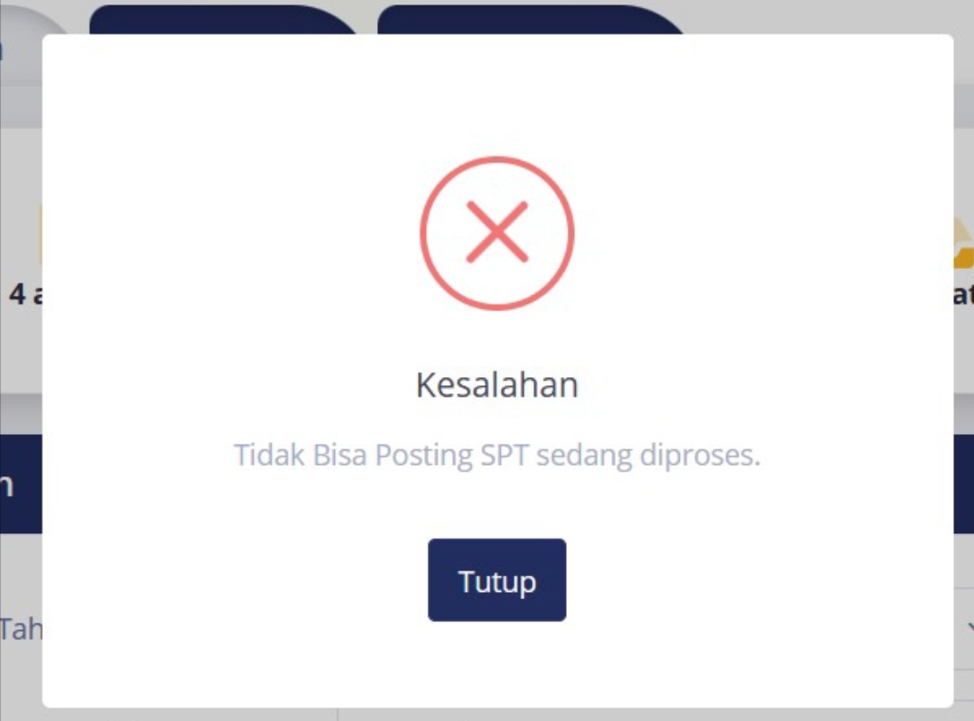 tessachrisyo's tweet photo. @kring_pajak mohon bantuannya min, muncul notif seperti ini saat proses posting pada ebupot unifikasi. Pada laman SPT masa juga belum ada hasil postingannya 🙏🏼 https://t.co/NCYtar14VC