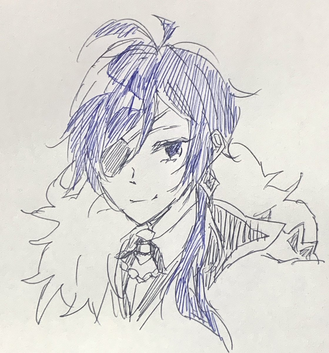 ガイアさん様一発描きした うむむ難しい 