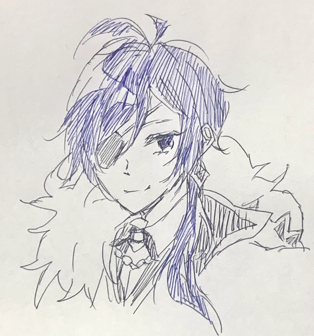 ガイアさん様一発描きした うむむ難しい 