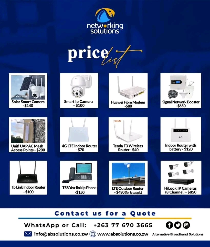 All items are in stock!

Contact us for more

+263782998057