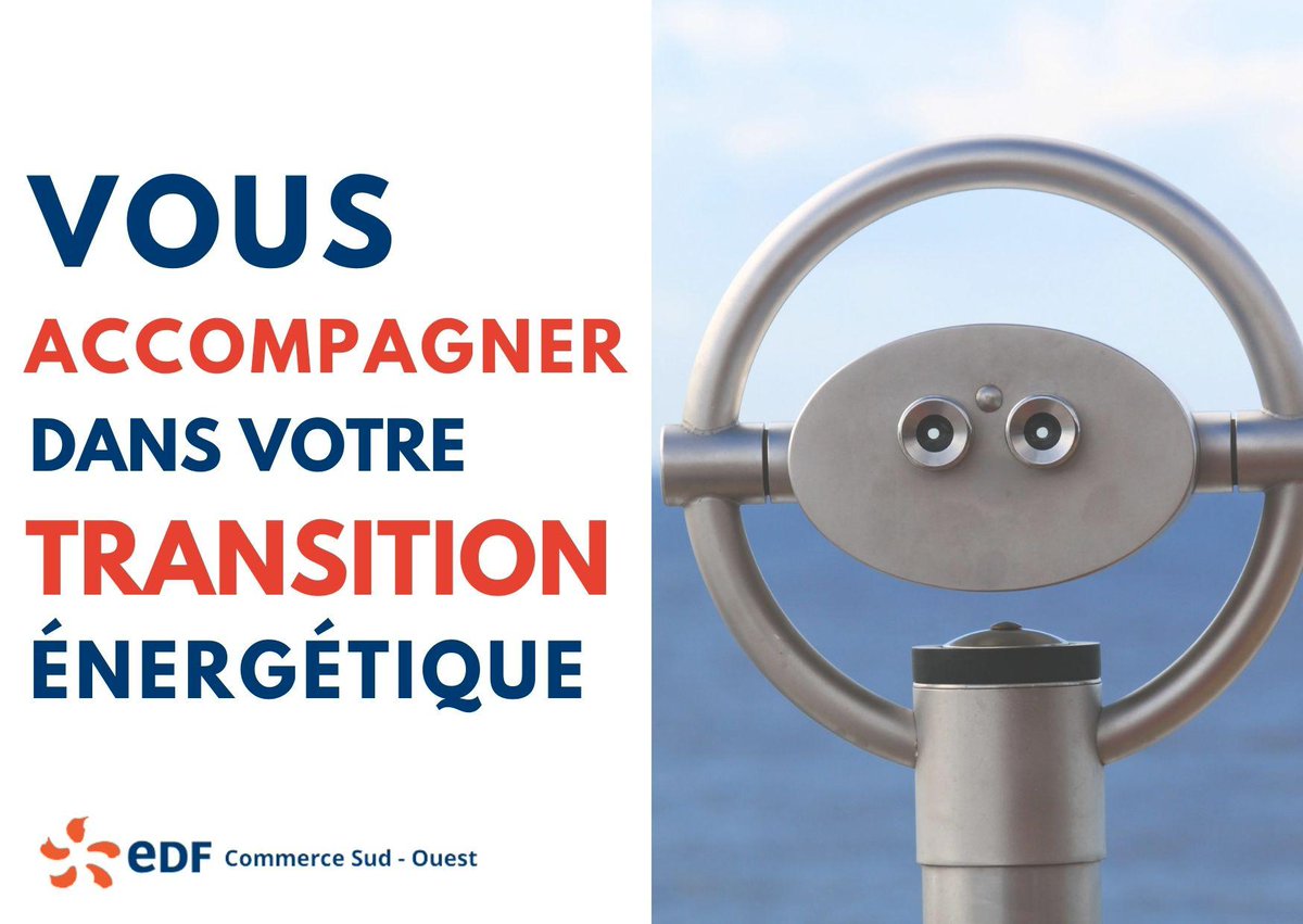 EDF Commerce Sud-Ouest propose un accompagnement inédit pour les entreprises dans leur transformation ⚡. <a href="/Ceva_France/">Ceva France</a> nous fait déjà confiance pour la maîtrise de son empreinte carbone ! #innovation #énergie