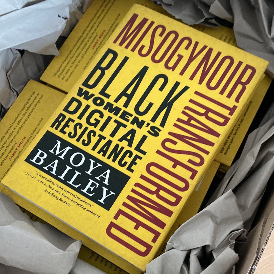 What a beautiful day! 📚📖Finally, the #MisogynoirTransformed books by <a href="/moyazb/">moyazb</a> have arrived! in the next days we will be sending them to the lucky winners. Thanks again to Moya Bailey for generously sponsoring us to purchase the books! @GSW_TUDresden #GenderConceptGroup
