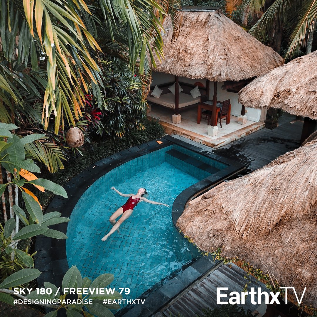 EarthXMedia's tweet photo. Welcome to Capella Ubud, the 5⭐ Dutch-style tented camp in the jungles of #Bali 🇮🇩 Host @bdsbensley  told @ArchDigest , “I want folks to laugh, learn, &amp; remember where they have been.”
Stay tuned at 10pm (gmt) for #DesigningParadise on #EarthxTV🇬🇧🇮🇪 @SkyUK (180) @FreeviewTV (79) https://t.co/u9StDzfRNY