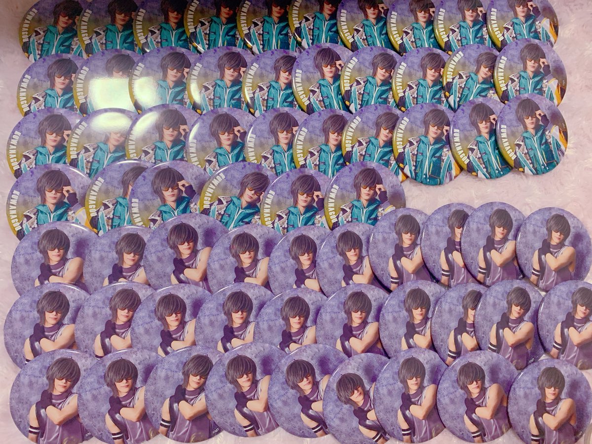 akhz_m's tweet photo. 【譲渡】刀剣乱舞 とうらぶ 刀ミュ 東京心覚 大演練 壽 真剣乱舞祭 らぶフェス 缶バッジ アクスタ

譲→桑名

求→1個300円＋送料 https://t.co/OwsQt8ZnsA