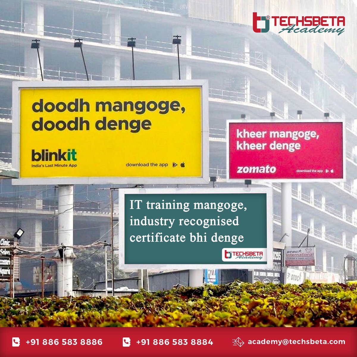 Techsbtaacademy's tweet image. Just getting caught up on the trend!
Choose #techsbetaacademy to own your future.
Tag or Share It To Your #Programmer Buddy So He/She Learn It Too...
Techsbeta Academy will make your career a new height
Techsbeta Academy offers several courses with a recognized certification.