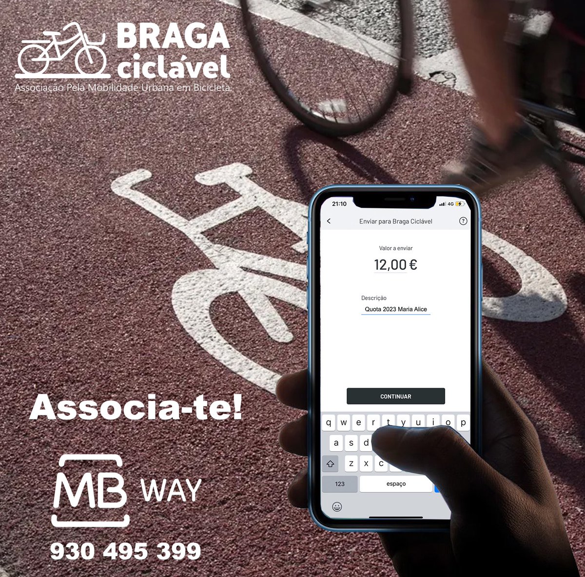 bragaciclavel's tweet photo. Associa-te! Juntos pedalamos mais forte.

O valor da quota anual é de 12€!

-> https://t.co/Iw3AsngWKl

#braga #bragaciclavel #bicicleta #bicicultura #morecycling #associado #associacao https://t.co/a3w1vmsMAX