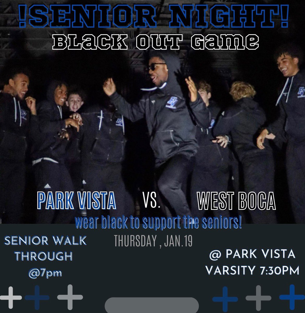 ParkVista_Bball (@parkvistab) on Twitter photo 🚨Game Day🚨 SENIOR NIGHT
⏰️ Varsity 7pm
🆚️West Boca
📍 Park Vista
<a href="/PBCBBallForum/">#PBCHOOPS</a> <a href="/EraPrep/">New Era Prep</a> <a href="/FutureDraftStyl/">FutureDraftStyle</a> <a href="/ESPNTop63/">ESPN Top 63</a> 🚨Game Day🚨 SENIOR NIGHT
⏰️ Varsity 7pm
🆚️West Boca
📍 Park Vista
<a href="/PBCBBallForum/">#PBCHOOPS</a> <a href="/EraPrep/">New Era Prep</a> <a href="/FutureDraftStyl/">FutureDraftStyle</a> <a href="/ESPNTop63/">ESPN Top 63</a>