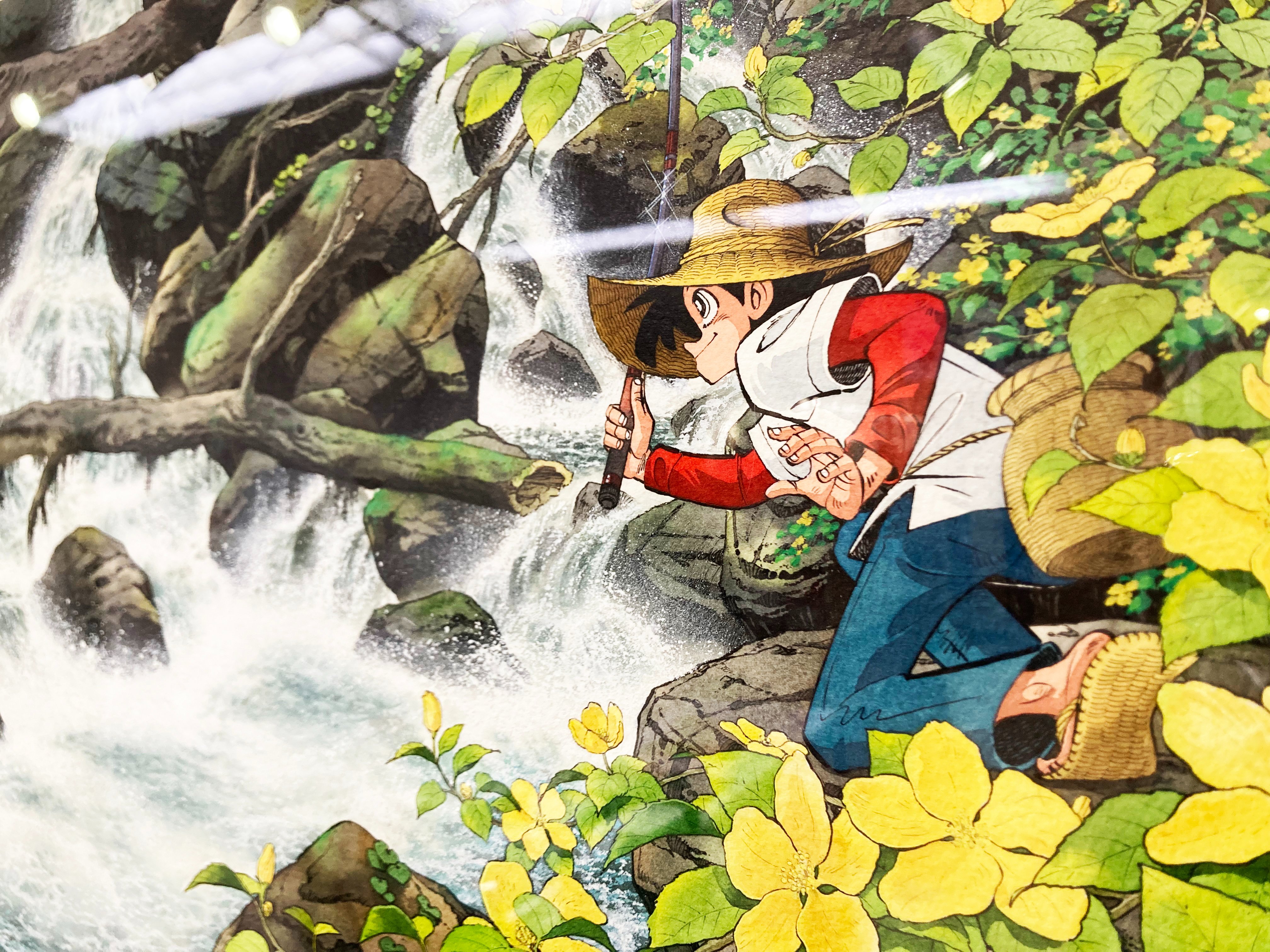 ゴンベッサ   シーラカンス展入場記念  矢口高雄 ゴンベッサ シーラカンス展入場記念 矢口高雄