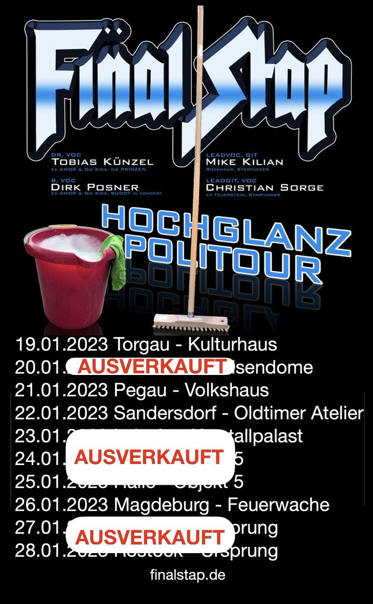 kilianmike's tweet photo. Es geht los….🕺😎 #final #stap #hochglanz #politour https://t.co/iBm8JWEZcJ
