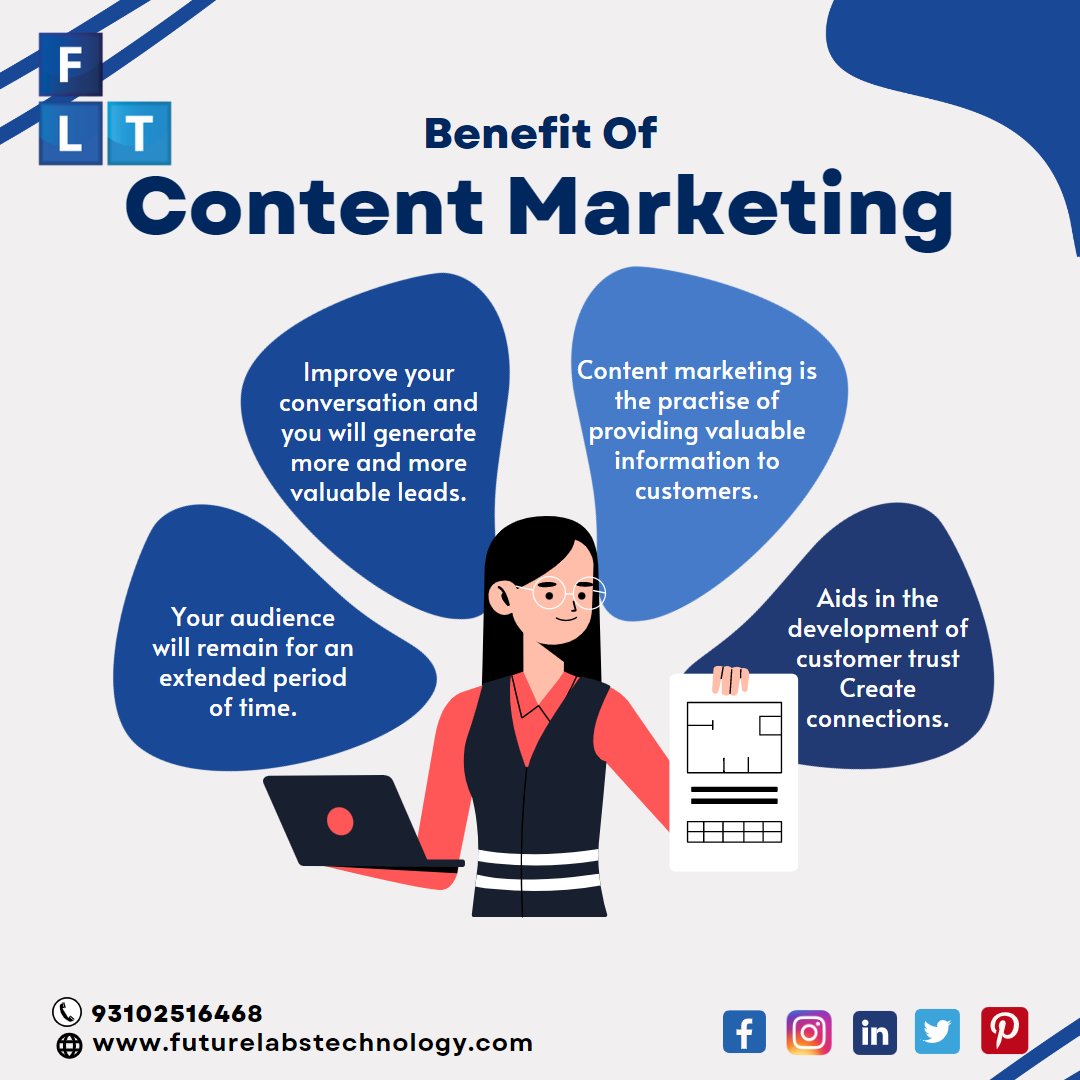 labs_technology's tweet photo. Content is more than just writing; it is also about expressing oneself in such a way that others understand your thought process and how it can benefit you. So, join our demo Digital Marketing class today to know more.
.
.
#digitalmarketing #futurelabstechnology #content https://t.co/BQApBnu4TC