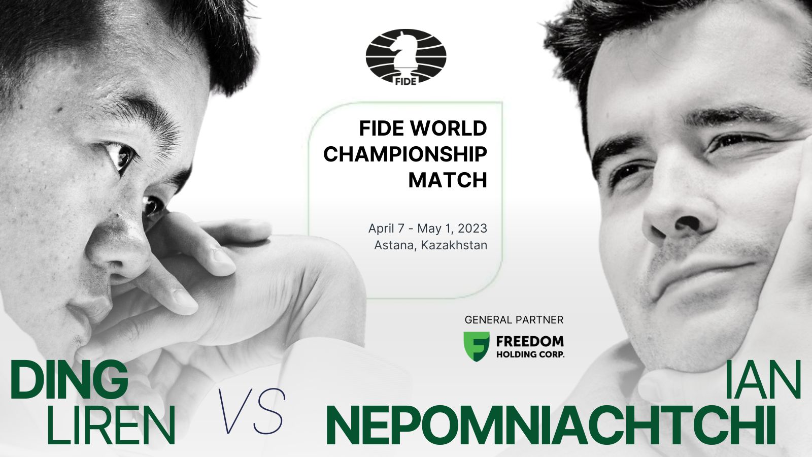 FIDE World Chess Championship 2023: Ding Liren vs. Ian Nepomniachtchi