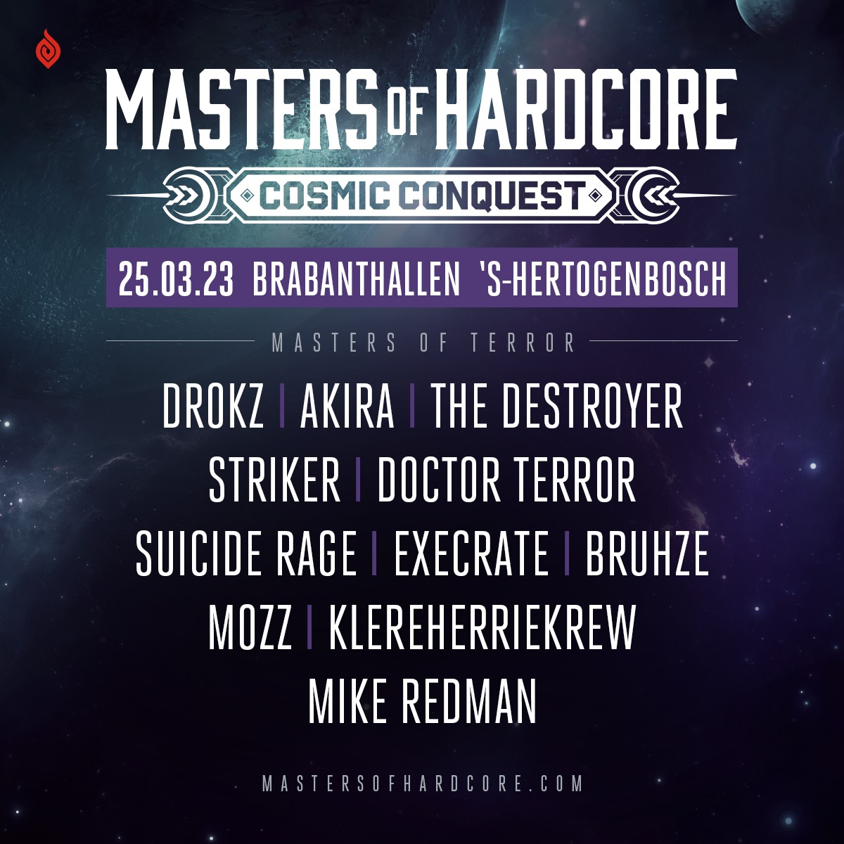 Exoderecords's tweet image. Masters of Hardcore!!!!! 🏴🏴‍☠
Ready to destroy the terror on stage again ✊
Get your tickets : shop.mastersofhardcore.com
#Striker #Execrate #Mozz #Terrocore #Speedcore #mastersofhardcore #ViolentDisorder