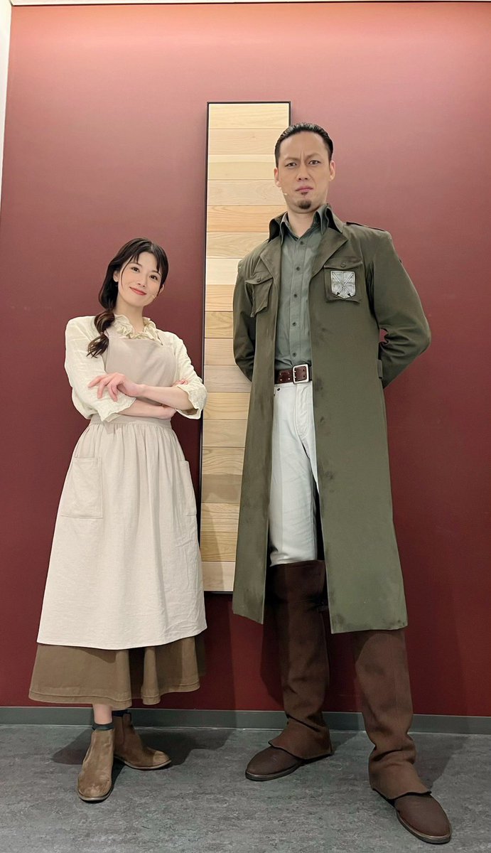 【mimi】

「進撃の巨人」-the Musical-

本日は初めての一公演
ありがとうございました！！

毎日が刺激的で、本当に尊敬する方々との時間が楽しいです。
進化し続ける進撃ミュ⚔
明日もお待ちしております🙇‍♀️

キース役 #林野健志 さん✨
#進撃ミュ