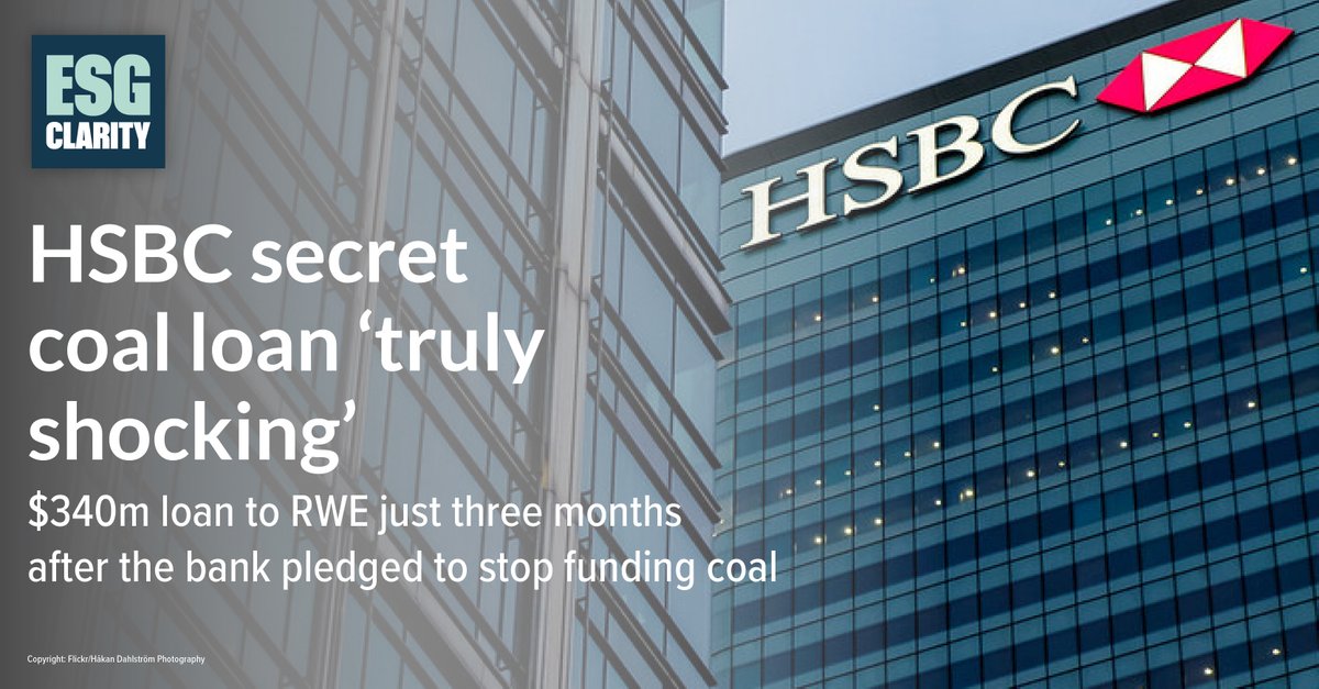 PA Future (@padviserfuture) on Twitter photo ESG investment industry reacts to HSBC's funding of RWE's coal mine expansion, as revealed in a report by <a href="/TBIJ/">The Bureau of Investigative Journalism</a> last week. <a href="/RebeccaKowals12/">Rebecca Kowalski</a> <a href="/_lindseystewart/">Lindsey Stewart</a> <a href="/hortensebioy/">Hortense Bioy</a> <a href="/YannLouvel/">Yann Louvel</a> <a href="/MorningstarInc/">Morningstar, Inc.</a> <a href="/ReclaimFinance/">Reclaim Finance</a> esgclarity.com/hsbc-coal-loan/ ESG investment industry reacts to HSBC's funding of RWE's coal mine expansion, as revealed in a report by <a href="/TBIJ/">The Bureau of Investigative Journalism</a> last week. <a href="/RebeccaKowals12/">Rebecca Kowalski</a> <a href="/_lindseystewart/">Lindsey Stewart</a> <a href="/hortensebioy/">Hortense Bioy</a> <a href="/YannLouvel/">Yann Louvel</a> <a href="/MorningstarInc/">Morningstar, Inc.</a> <a href="/ReclaimFinance/">Reclaim Finance</a> esgclarity.com/hsbc-coal-loan/