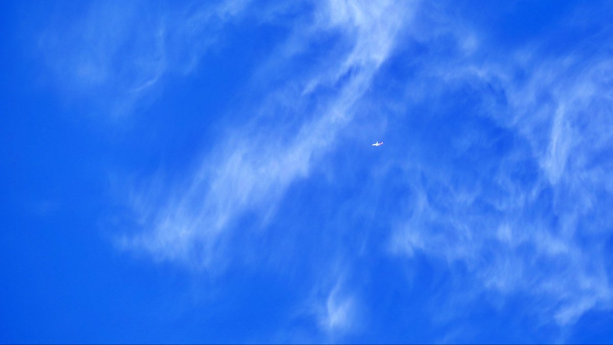 yaoki39's tweet photo. ポツンと航空機。HND→ITMの飛行中（中央右上）
ANAのようだけど尾翼がピンク？？
高度19880ft=6.1km https://t.co/XoNVnSNAuh