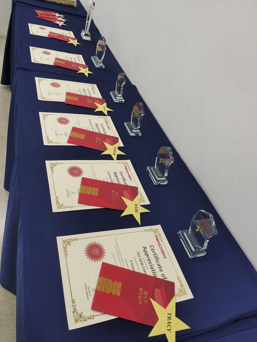Penchem101's tweet photo. Penchem 2023 CNY Celebration &amp; Service Awards Giving Ceremony

#Penchem
#2023CNY
#ServiceAward
#Festival https://t.co/KFPYCjVQQf