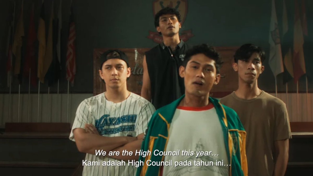 ZeSpoooky's tweet photo. Apparently the series is about a group of student gangsters from sekolah STAR in Ipoh, a popular boys school

The group pun was called Projek High Council, terkenal for bullying, ragging and some other messed up stuff https://t.co/lfukGszUE2